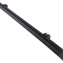 Smittybilt 90104 Windshield Channel for 1997-2006 Jeep Wrangler TJ,Black