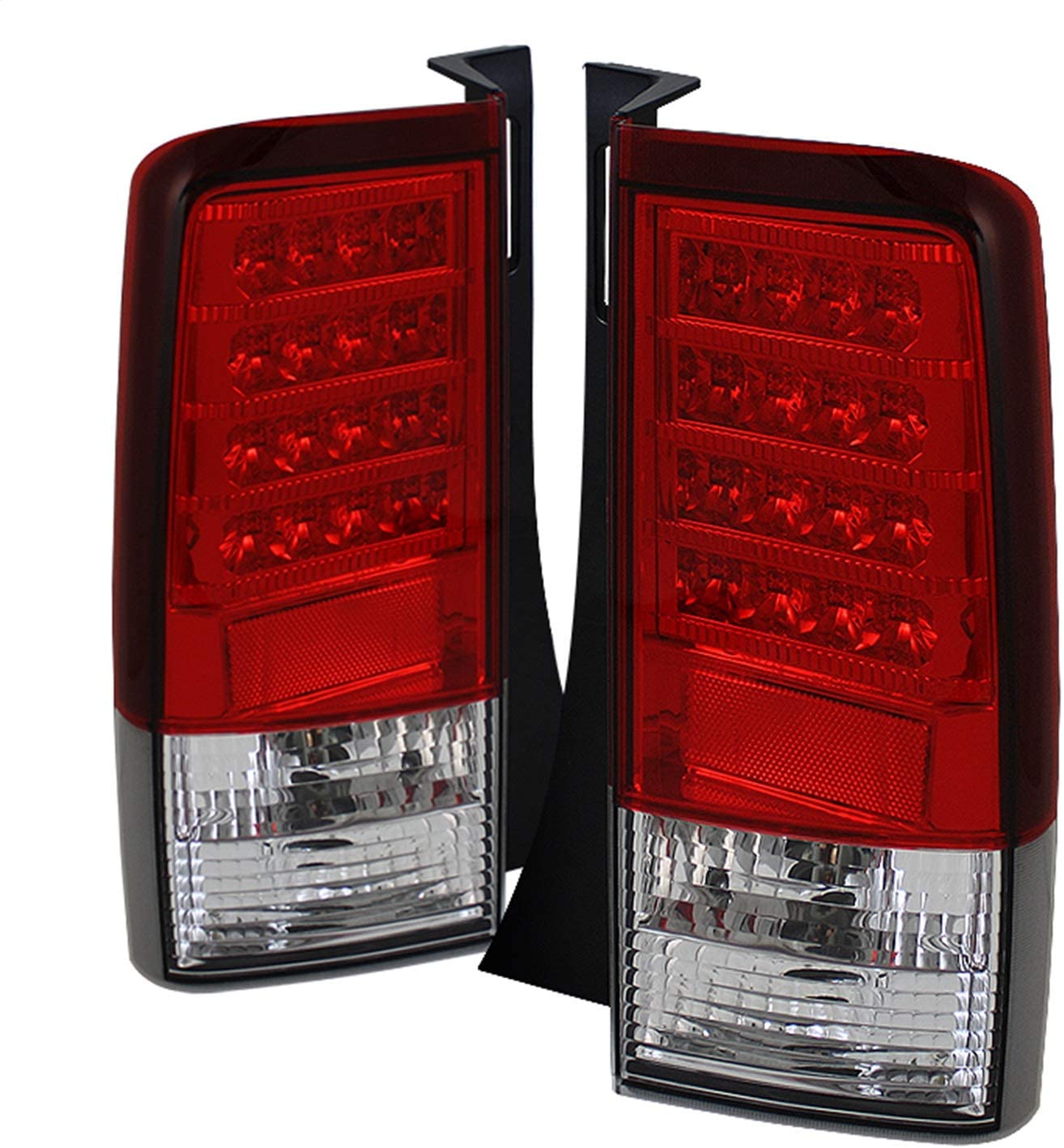 Spyder Auto 5042750 LED Tail Lights Red/Clear