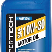 Supertech Pack of 3 10W30 Motor Oil, 5-Quart