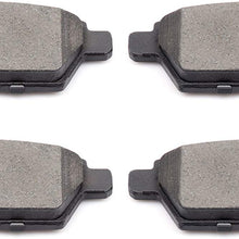 Brake Pads,ECCPP 4pcs Rear Ceramic Disc Brake Pads Kits for 06 07 08 09 10 11 12 Ford Fusion,07 08 09 10 11 Lincoln MKZ,06 Lincoln Zephyr,07 08 09 10 11 12 13 Mazda 6,06 07 08 09 10 11 Mercury Milan