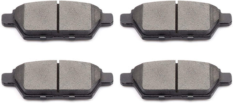 Brake Pads,ECCPP 4pcs Rear Ceramic Disc Brake Pads Kits for 06 07 08 09 10 11 12 Ford Fusion,07 08 09 10 11 Lincoln MKZ,06 Lincoln Zephyr,07 08 09 10 11 12 13 Mazda 6,06 07 08 09 10 11 Mercury Milan