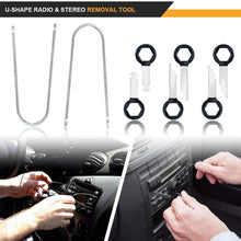 Dualeco Trim Removal Tool Set 50Pcs, Car Trim Puller Tool Kit, Plastic Pry Tools Set for Trim/Panel/Door/Audio, Auto Clip Pliers/Fastener Remover Set, Car Terminal/Stereo Removal Tool