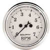 AUTO METER 1694 Old TYME White Electric Tachometer,2.3125 in.