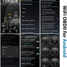 wsiiroon Car Wifi OBD 2, OBD2 Scan Tool, Car OBDII Scan Tool Auto Diagnostic Scanner Code Reader/Scan Tool Check Engine Light for IOS & Android (Black)