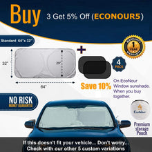 Car Windshield Sun Shade - Blocks UV Rays Sun Visor Protector, Sunshade To Keep Your Vehicle Cool And Damage Free, Easy To Use, Fits Windshields of Various Sizes
