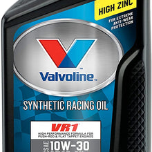 Valvoline VR1 Racing Synthetic SAE 10W-30 Motor Oil 1 QT, Case of 6
