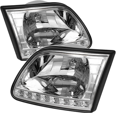 Spyder Auto HD-ON-FF15097-LED-C Crystal Headlight