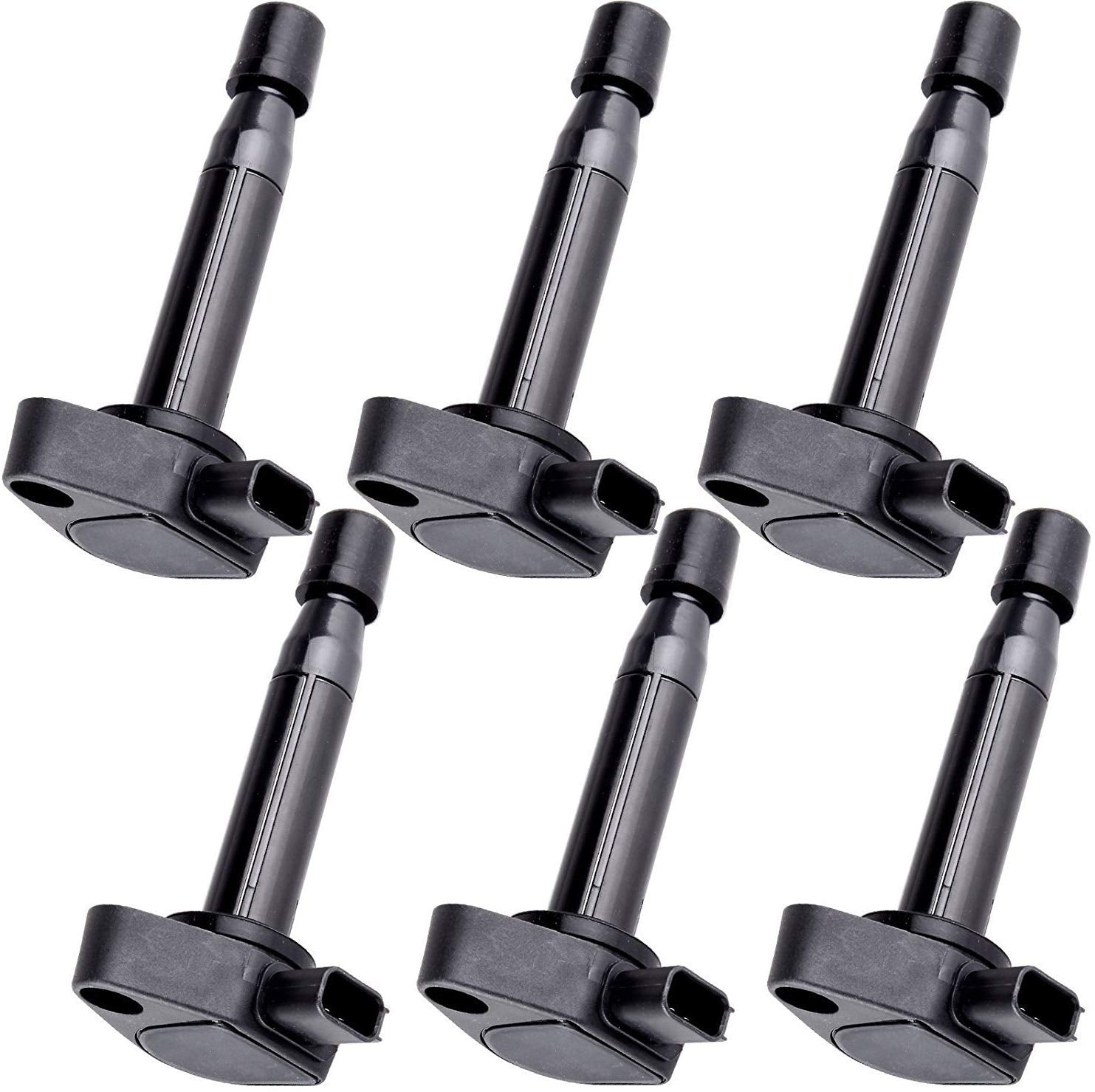 cciyu Pack of 6 Ignition Coils for Acura CL/RL/TL Honda Odyssey/Accord/Pilot/Ridgeline Saturn Vue 1999-2010 Fits for UF242 5C1013