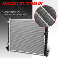 13055 OE Style Aluminum Core Cooling Radiator Replacement for Cadillac CTS 3.6L AT 08-14