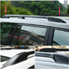 WUPYI 4pcs Roof Rack Bar Rail End Protection Cover Shell Black Fits Toyota Land Cruiser Prado Fj120 2003-2009,US Stock