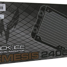 Black Ice Nemesis 240GTX Dual-Core Xtreme Profile Radiator Black Carbon