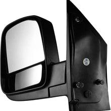 Driver Side Textured Side View Mirror for 08-14 Chevy Express & GMC Savana 1500, 08-17 Chevy Express 2500 3500, GMC Savana 2500 3500 - with Blind Spot Corner Glass - GM1320395