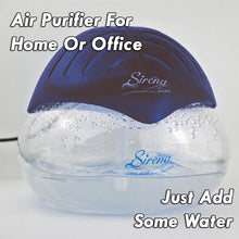 Sirena Twister Air Purifier (Black) - Freshener and Deodorizer, LED Illumination