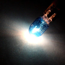 cciyu 4pcs Blue 12V T10 Wedge Halogen W5W 168 194 2825 175 LED Interior Light Bulbs Instrument Panel Gauge Light