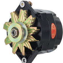 Powermaster 8-56101 Black Alternator (Upgrade 100A 1V Pulley 1 Wire Motorola Replacement 1" Mating flange)