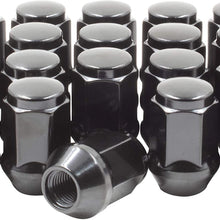 Set of 20 Lug Nuts Closed End Bulge Acorn Lug Nut Style 1.38" Long Cone Seat 19mm (3/4") Hex Wheel Lug Nut (M12x1.5, Chrome)