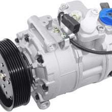 Deebior 1pc A/C Compressor & Clutch Compatible with 2007-2010 Q7 3.6L 2007-2017 Touareg 3.6L 2005 Touareg 3.2L