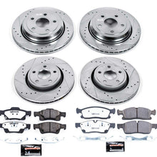 Power Stop K6537-36 Z36 Truck & Tow Front & Rear Brake Kit- Brake Rotor and Carbon-Fiber Ceramic Brake Pads