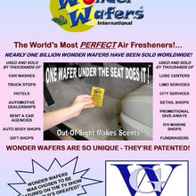Wonder Wafers 25 CT Individually Wrapped New Leather Air Fresheners