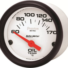 Auto Meter 5748-M Phantom Electric Oil Temperature Gauge