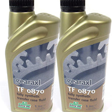 Set of 2 Rock Oil TF-0870 Full Synthetic Transfer Case Fluid (1 Liter) for Land Rover LR3, LR4, Range Rover Full Size, and Sport/Sport Supercharged