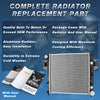 Complete Radiator Compatible with 2002 2003 2004 2005 2006 Jeep Liberty 3.7 V6 6Cyl DWRD1008
