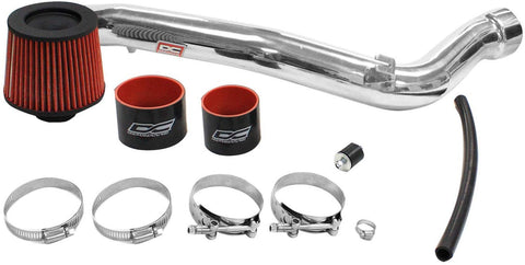 DC Sports CAI4208 Polished Cold Air Intake System with Filter and Installation Hardware