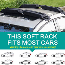 DoCred Soft Roof Rack Pad, Universal Folding Lightweight Anti-Vibration Roof Rack pad for Kayak/Canoe/Surfboard/Paddle Board/SUP/Snow Board and Water Sports