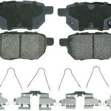 Wagner QuickStop ZD1423 Ceramic Disc Pad Set Includes Pad Installation Hardware, Rear