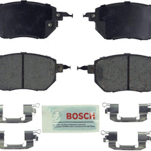 Bosch BE969H Blue Disc Brake Pad Set with Hardware for Select Infiniti: FX35, FX45; and Nissan: Altima, Maxima, Murano - FRONT