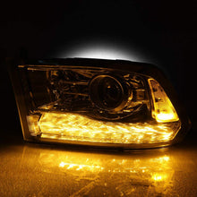 For 2013-2018 RAM 1500 2500 3500 OE Replacement Chrome LED Projector Headlights Left+Right Pair Set