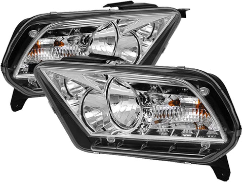 Spyder Auto 333-FM2010-DRL-C Crystal LED Headlight