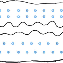DNJ VC4185G Valve Cover Gasket Set W/Grommets for 2005-2016 Ford, F-250 Super Duty, F-350 Super Duty, F-450 Super Duty, 6.8L, V10, SOHC, 30V, 415cid
