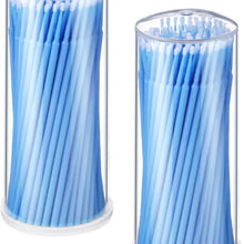 200 Pieces Cotton Swabs Plastic Handle Touch Up Paint Brushes Disposable Micro Applicators for Makeup or Automotive Paint Chip Repair, 2.5 mm Available