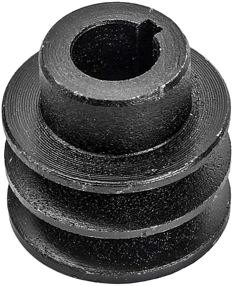 ZXTDR Shaft Pulley 2 Groove V Style A Belt V Pulley 20mm for Gas Engine 170F