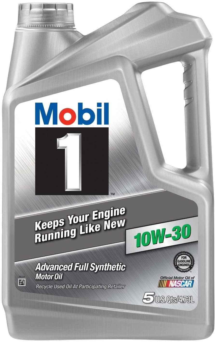 Mobil 1 (120762-3PK 10W-30 Motor Oil, 5 Quart, Pack of 3