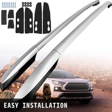 Bestauto Roof Rack Aluminum Cross Bar Roof Rack Cross Bars Aluminum OE Style Roof Rack Rail Bar Pair Baggage Luggage Roof Top Carrier Compatible with Toyota RAV4 4Dr, 2013-2018, Silver