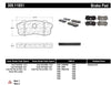 StopTech 309.11851 Street Performance Rear Brake Pad