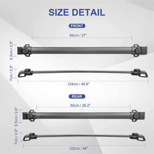 MOSTPLUS Roof Rack Cross Bar Rail Compatible with 2014-2018 Jeep Renegade Cargo Racks Rooftop Luggage Canoe Kayak Carrier