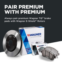 Wagner ThermoQuiet MX473 Semi-Metallic Disc Pad Set With Installation Hardware, Front