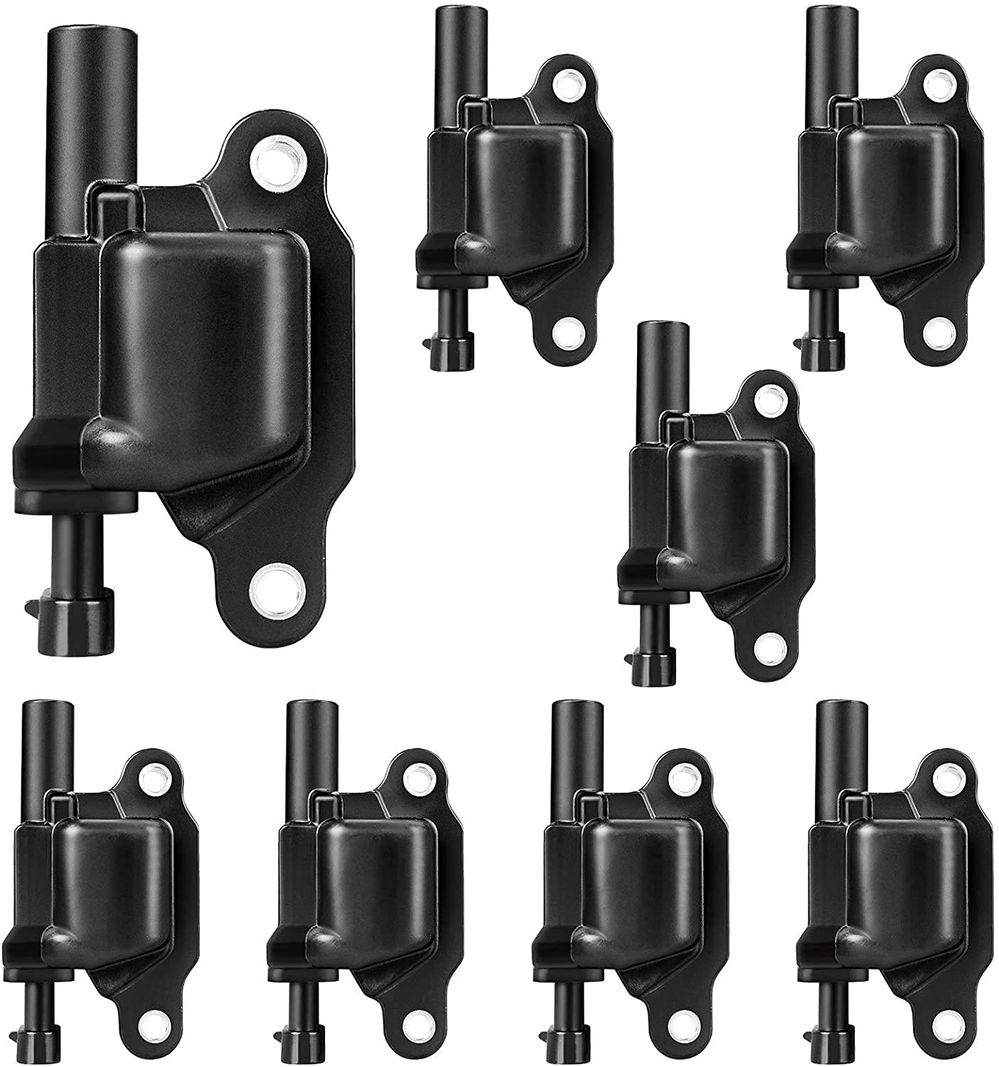 Ignition Coils 8-Pack Compatible with Chevy Silverado Avalanche Corvette Express Savana Suburban Tahoe Trailblazer, GMC Savana Sierra Yukon XL, Buick LaCross Allure, Cadillac Escalade CTS V8