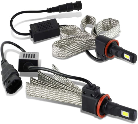 DNA Motoring HID-LED-LB-H8 Pair of LED Light Bulbs