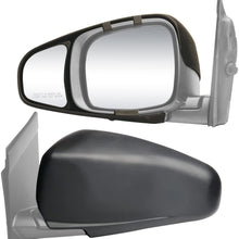 Fit System 80720 Snap & Zap Towing Mirrors, 2 Pack