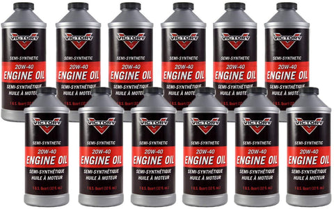 Case of Victory Motorcycle Oil 20W-40