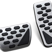 AutoBig Gas Brake Pedal Cover Set for 2019 2020 Jeep Wrangler Gladiator