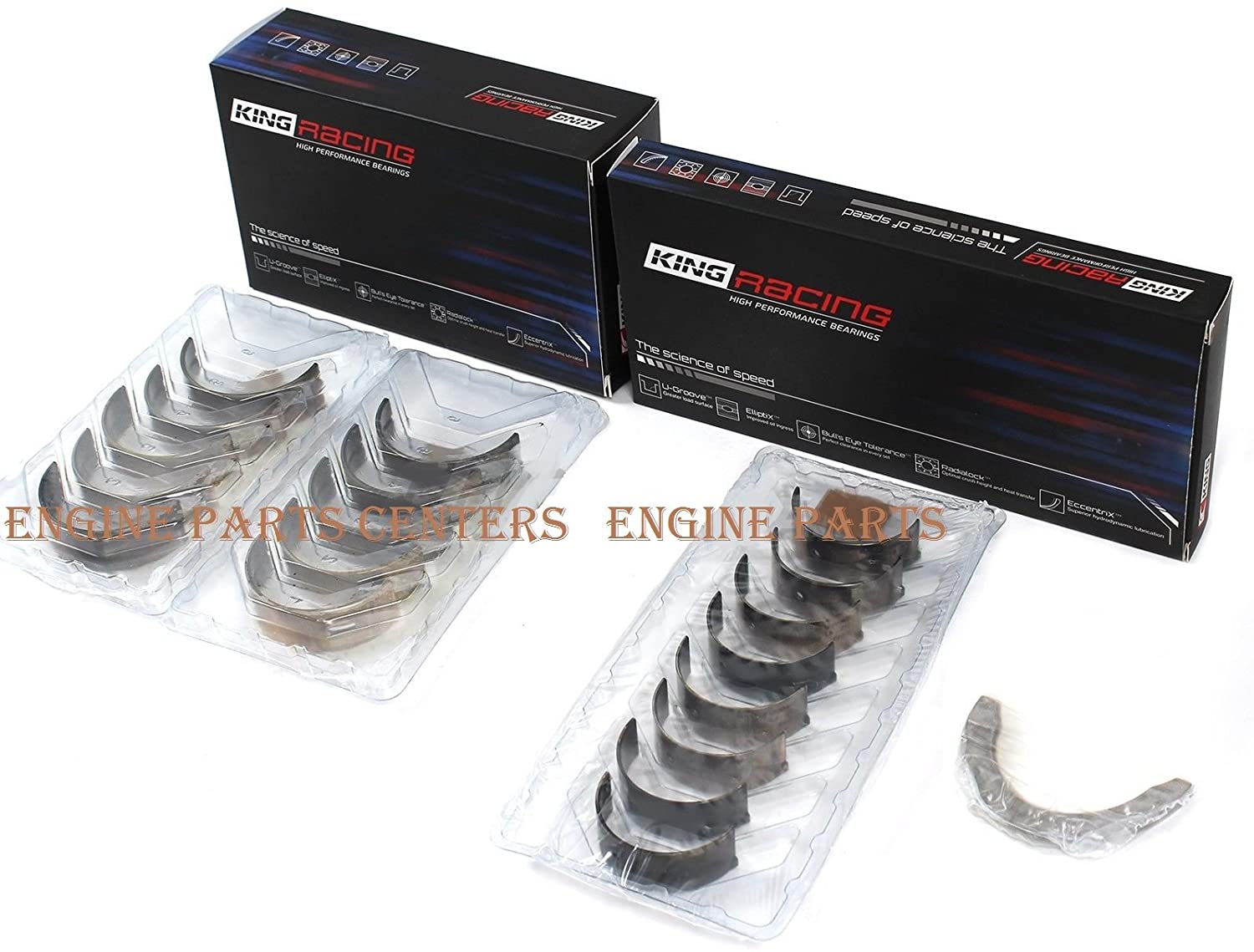 King Race Performance Rod+Main Bearings+Thrust Acura Integra B18C1 B18C5 STD (B18C1 & B18C5) (B18C1 & B18C5)