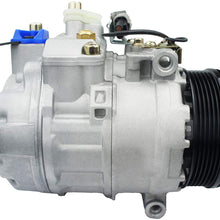 Puermto 1pc AC A/C Compressor & Clutch Compatible with Mercedes-Benz CLS550 E350 E550 GLK350 S550 S600 17-17056G