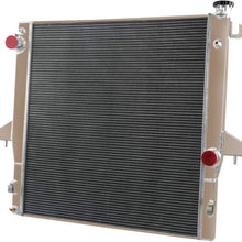 CoolingSky 2 Row Full Aluminum Heavy Duty Radiator for 2003-2009 Dodge Ram 2500 3500 5.9L 6.7L Diesel OHV Cummins