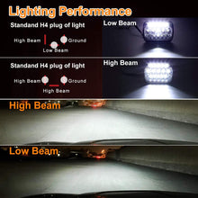 KASLIGHT H6054 Led Headlights, Pair 7x6 Led Headlights 5x7 Led Headlight 6054 Led Headlight 7x6 Headlights H6054 Led Headlight Hi/Low Sealed Beam 7x6 Headlight Lamp for Jeep Xj Yj Cherokee E250