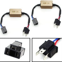 iJDMTOY (2) H4 9003 HB2 LED Headlight Canbus Error Free Anti Flicker Resistor Canceller Decoders (Plug-In-Play)
